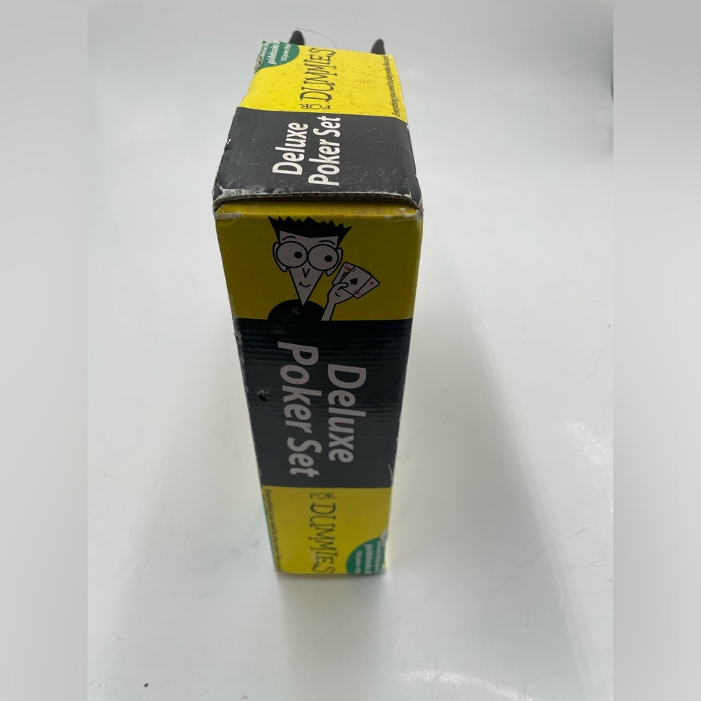 Deluxe Poker for Dummies Set 3 Decks With Guidebooks Chips And Case - Picture 5 of 5